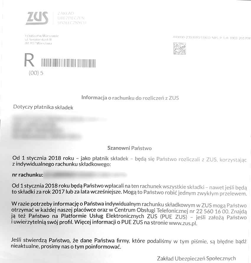 Od 1 Stycznia 2018 Wystarczy Jeden Przelew Do Zus 4551